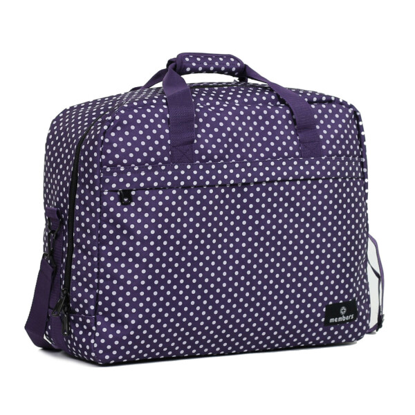 

Сумка дорожная Members Essential On-Board Travel Bag 40 Purple Polka