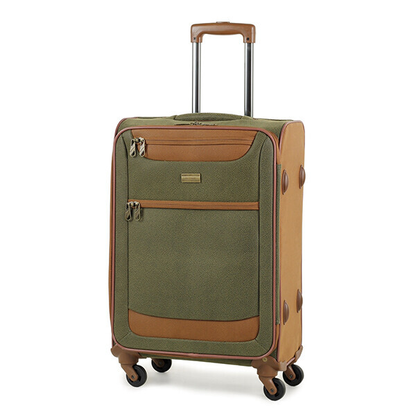 

Чемодан Members Boston (M) Olive Green