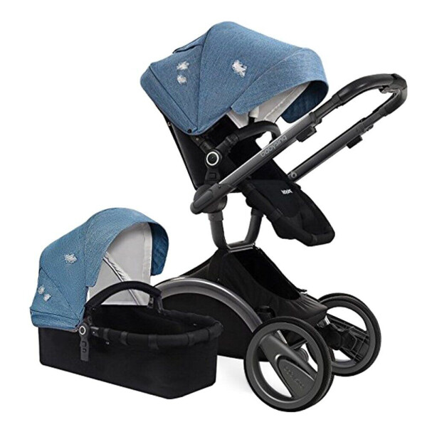 

Универсальная коляска 2 в 1 Babysing V-Go Jeans blue (70322)