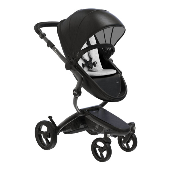

Коляска Mima Xari Black, шасси Black, матрасики Stone white (40)