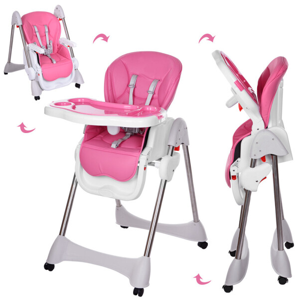 

Стульчик для кормления Bambi M 3216-2-8 Pink (M 3216-2-8)