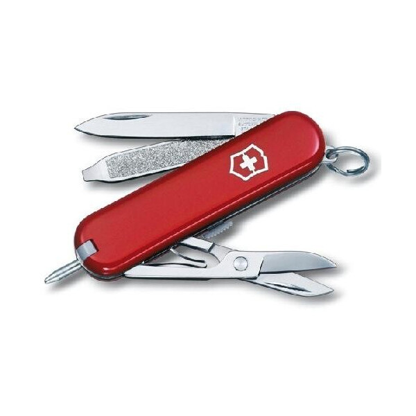 

0.6225 Ніж Victorinox Signature червоний з ручкою