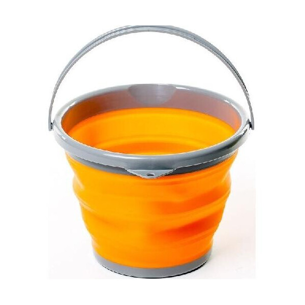 

Туристическая посуда Ведро складное силиконовое Tramp TRC-091-orange
