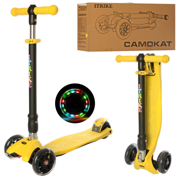 

Самокат iTrike JR 3-072-Y MAXI, желтый