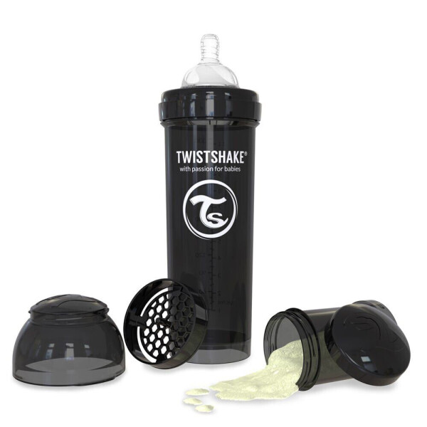 

Бутылочка антиколиковая Twistshake 330 мл Черная (24887)