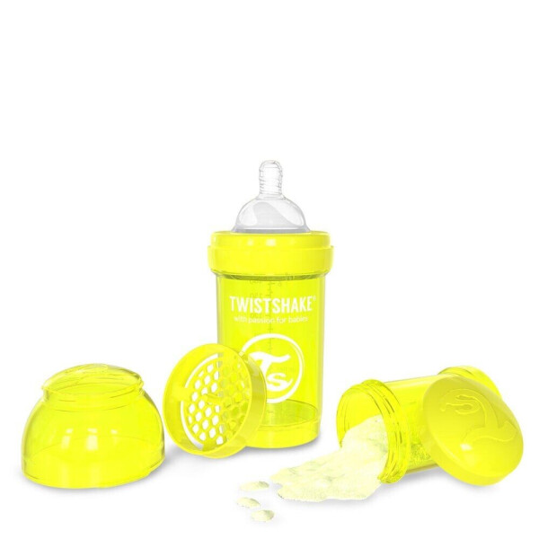 

Бутылочка антиколиковая Twistshake 180 мл Желтая (24882)