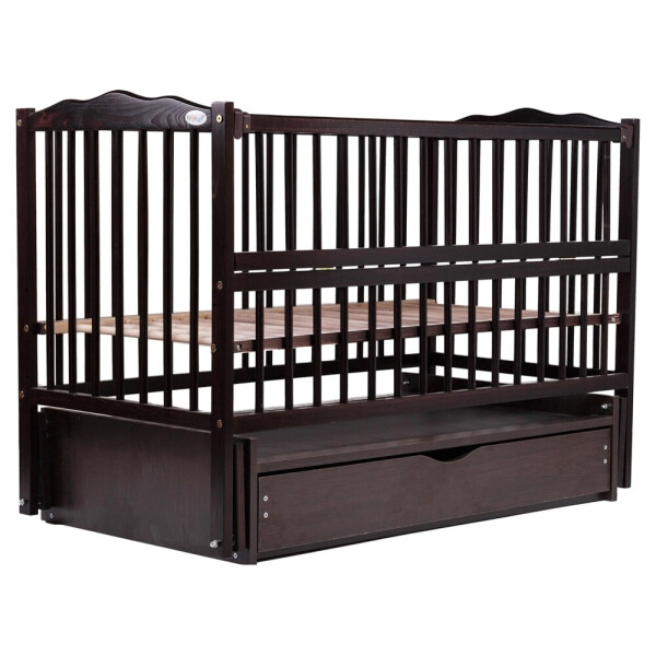

Кровать Babyroom Веселка маятник, ящик, откидной бок DVMYO-3 бук венге