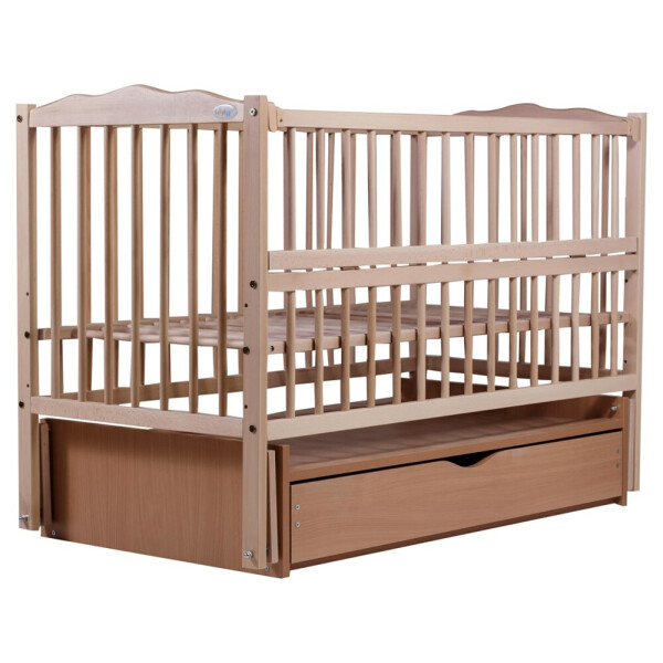 

Кровать Babyroom Веселка маятник, ящик, откидной бок DVMYO-3 бук светлый (натуральный)