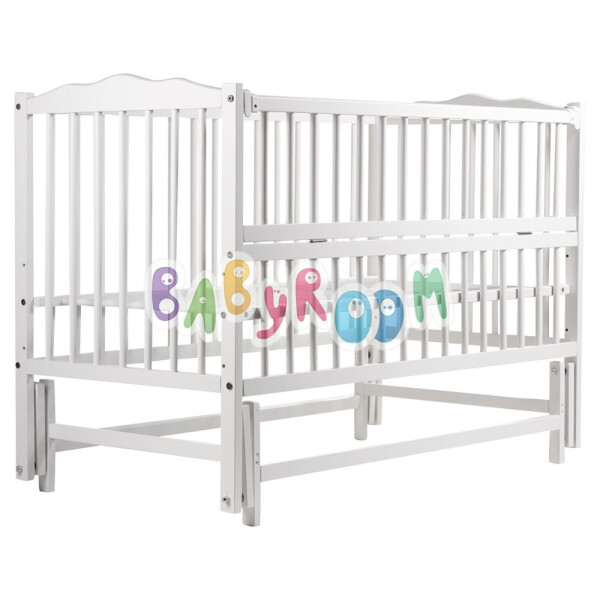 

Кровать Babyroom Веселка маятник, откидной бок DVMO-2 бук белый