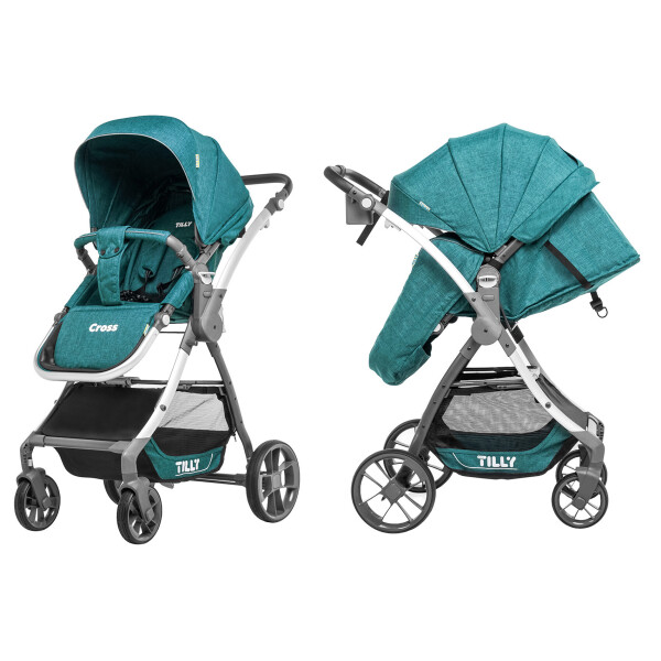 

Коляска прогулочная Tilly Cross T-171(L) Green