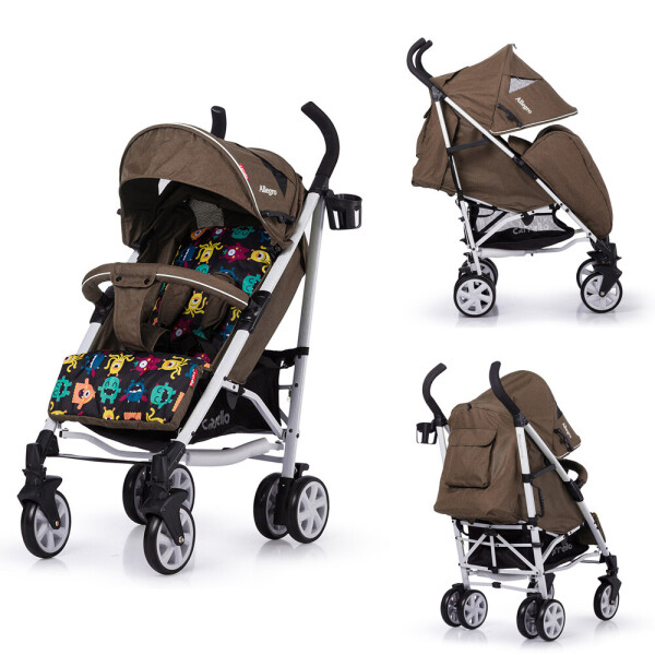

Коляска CARRELLO Allegro CRL-10101/1 Monster Gold прогулочная лен