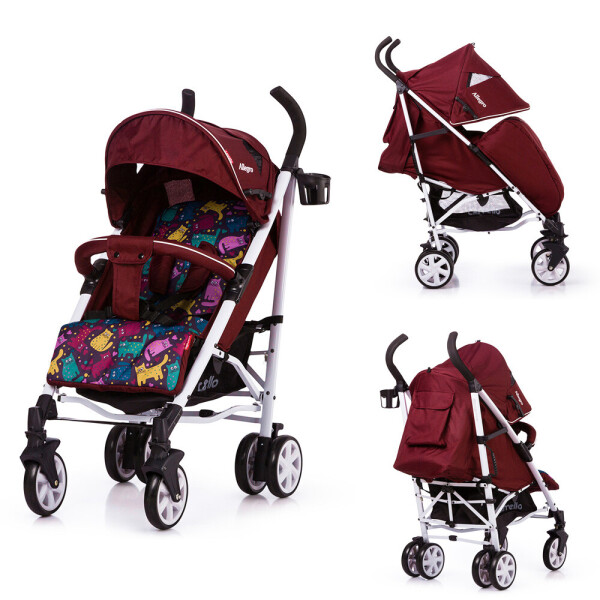 

Коляска CARRELLO Allegro CRL-10101/1 Kitty Red прогулочная лен