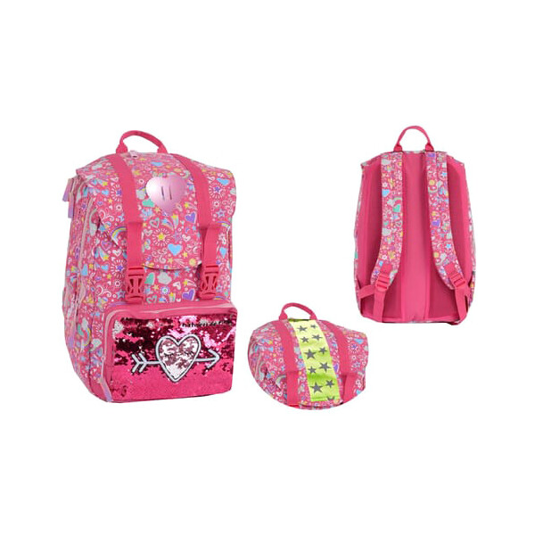 

Рюкзак Auchan Pink Rough, 31x47x14 см