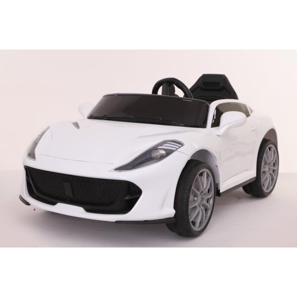 

Детский электромобиль Tilly T-7653 WHITE легковая на Bluetooth 2.4G Р/У 6V7AH мотор 1*18W с MP3 102*61*55