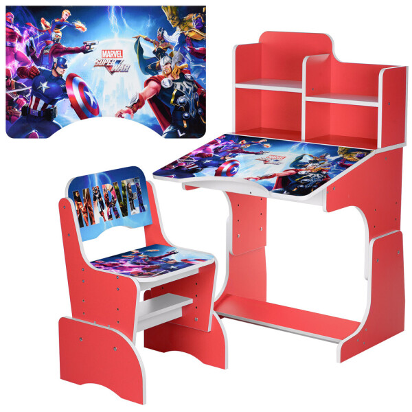 

Детская парта W 2071-85-3, со стульчиком, Герои Marvel