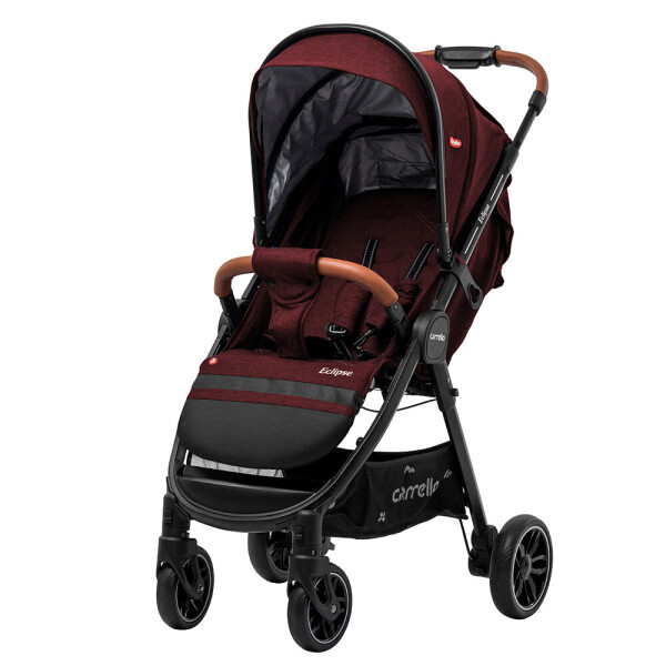 

Коляска прогулочная CARRELLO Eclipse CRL-12001/1 Berry Red в льне