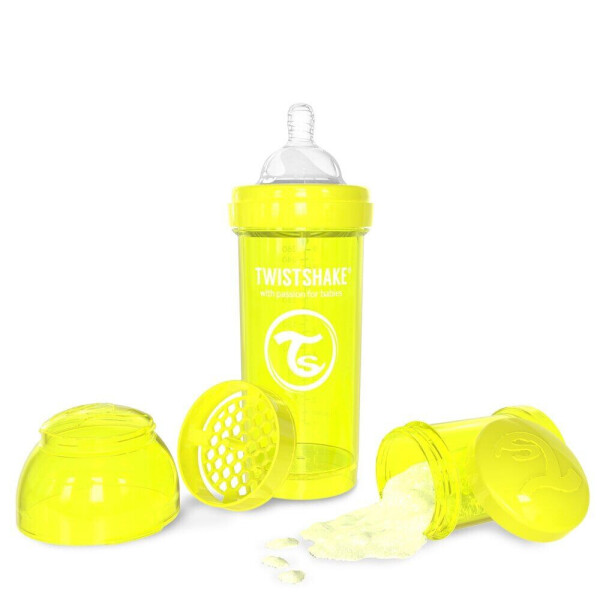 

Бутылочка антиколиковая 260 мл Twistshake Желтая (24883)