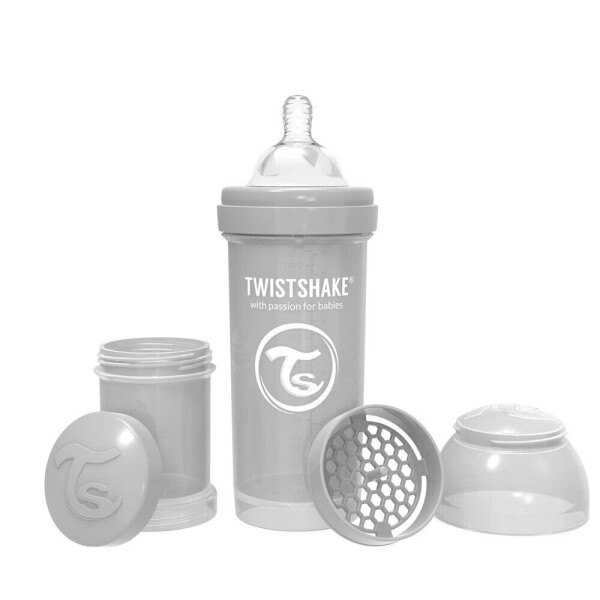 

Бутылочка антиколиковая 260 мл Twistshake Серая (69868)