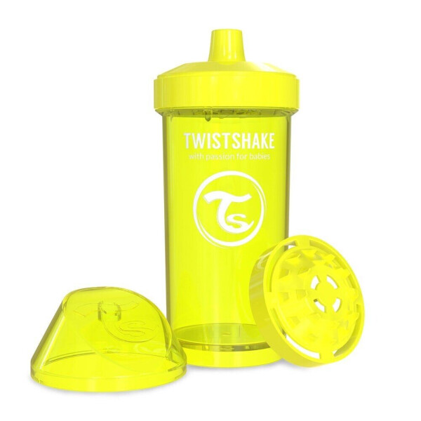 

Чашка-непроливайка Twistshake 360 мл Желтая (24909)