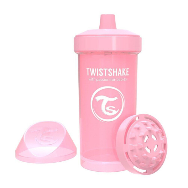 

Чашка-непроливайка Twistshake 360 мл Светло-розовая (69893)
