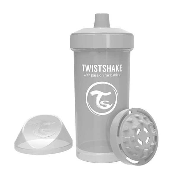 Чашка-непроливайка Twistshake 360 мл Серая (69898)