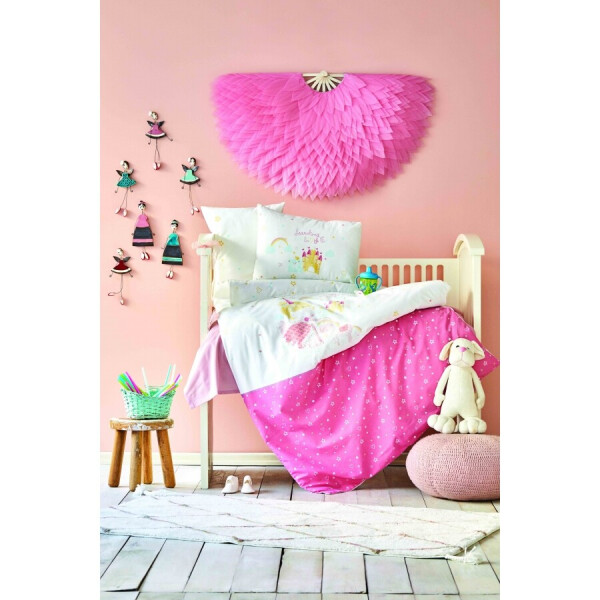 

Постельное белье для младенцев Karaca Home - Lovable pudra 2020-2 пудра ранфорс