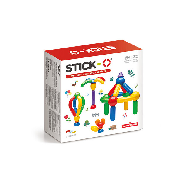 

Магнитный конструктор Stick-O Базовый, 30 эл. (901003)
