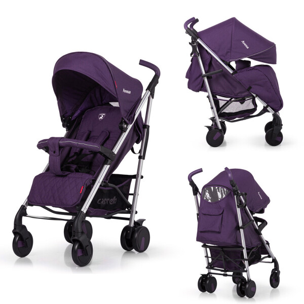 

Коляска CARRELLO Arena CRL-8504 Ultra Violet прогулочная алюминиевая рама лен