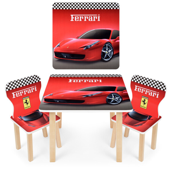 

Детский столик 506-47 Ferrari, со стульчиками