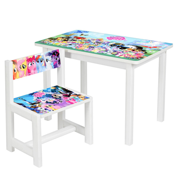 

Детский столик BSM1-M02 со стульчиком, Little Pony