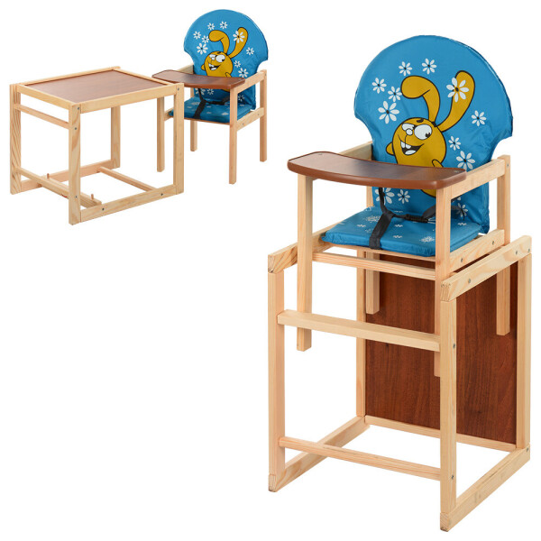

Стульчик для кормления Bambi М V-010-25-3 Заяц Light Blue (М V-010-25-3)