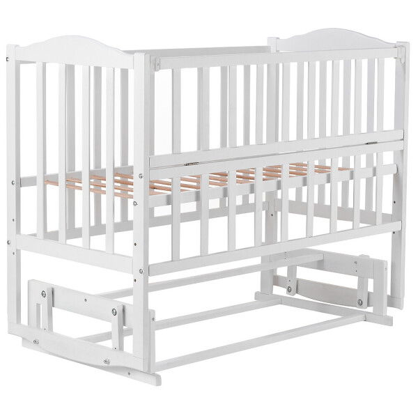 

Кровать Babyroom Зайчонок ZL201 маятник, откидной бок белая