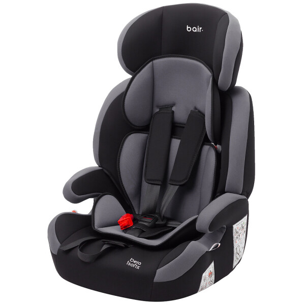 

Автокресло Bair Beta Iso-fix 1/2/3 (9-36 кг) DBI2423 черный - серый