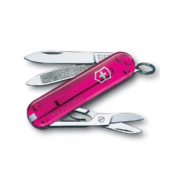 

Ніж Victorinox CLASSIC рожевий напівпрозорий 0.6203.T5