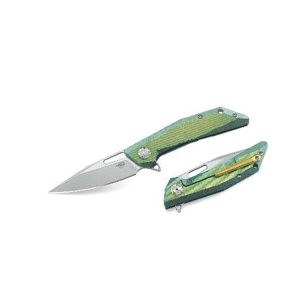 

Нож складной Bestech Knife SHRAPNEL Green and Gold BT1802B