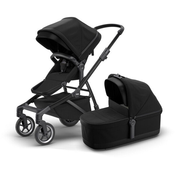 

Детская коляска с люлькой Thule Sleek (Black on Black) (TH 11000019)