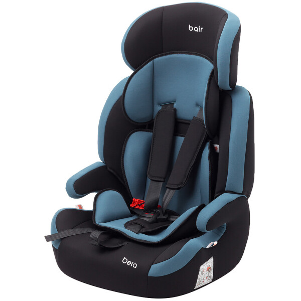 

Автокресло Bair Beta 1/2/3 (9-36 кг) DB1929 черный - темно-бирюзовый