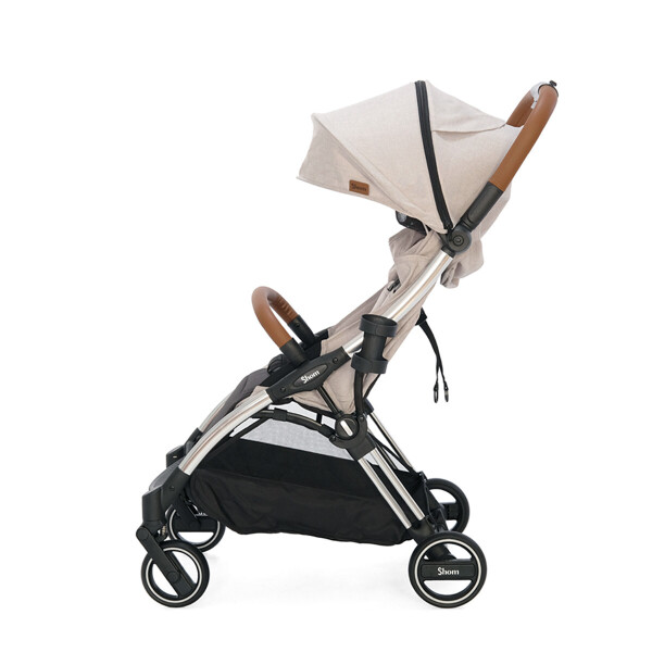 

Прогулочная коляска с механизмом автоматического складывания Shom Magical Flash Light Grey