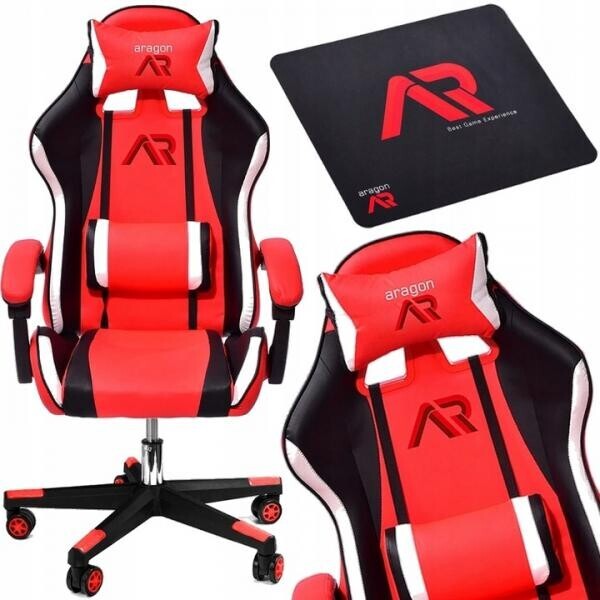 

Компьютерное кресло для геймера JUMI ARAGON TRICOLOR RED