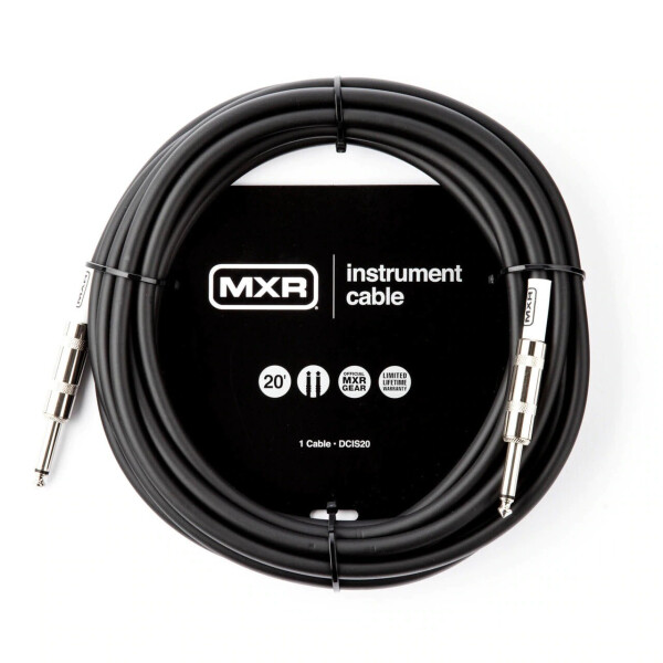 

Кабель инструментальный Dunlop DCIS20 MXR Standard Instrument Cable 6.0m (20ft)