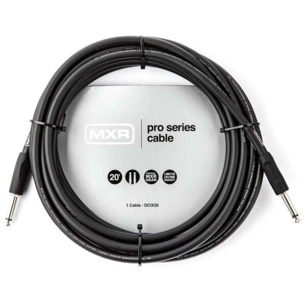 

Кабель инструментальный Dunlop DCIX20 MXR Pro Series Instrument Cable 6.0m (20ft)