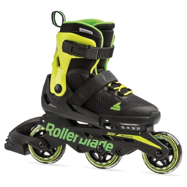 

Ролики детские Rollerblade Microblade 3wd 2020 (Черно-салатовый, 36.5-40.5)