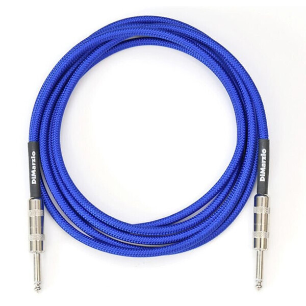 

Кабель инструментальный DiMarzio EP1710SSEB Instrument Cable 3.0m (10ft) Blue