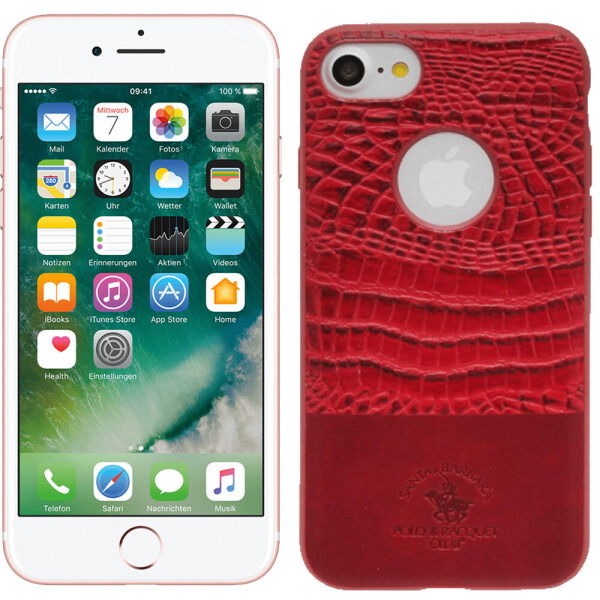 

Чехол Polo Apple Horseman case для iPhone 7 Red (23134)