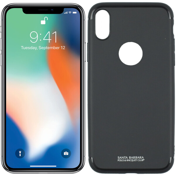 

Чехол Polo Rainbow для iPhone X TPU Case Black (24171)