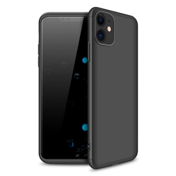 

Пластиковая накладка LikGus 360 градусов для Apple iPhone 11 Pro (5.8") (Черный) (29622)