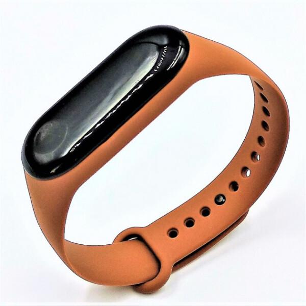 

Ремешок для браслета Mi Band 3/4 (Silicon) Brown (28708)
