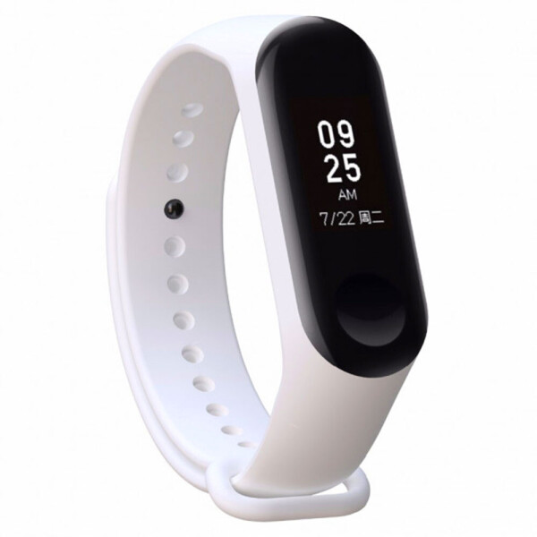 

Ремешок для браслета Mi Band 3/4 (Silicon) White (28710)