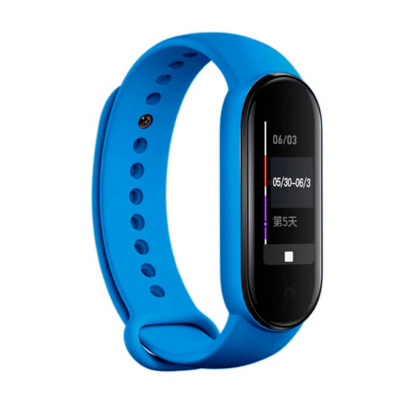 

Ремешок для браслета Mi Band 5 (Silicon) Blue (14) (29377)