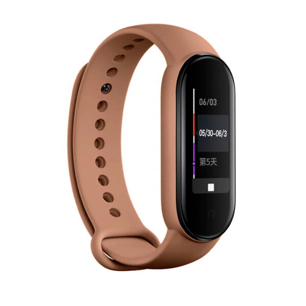 

Ремешок для браслета Mi Band 5 (Silicon) Brown (5) (29378)